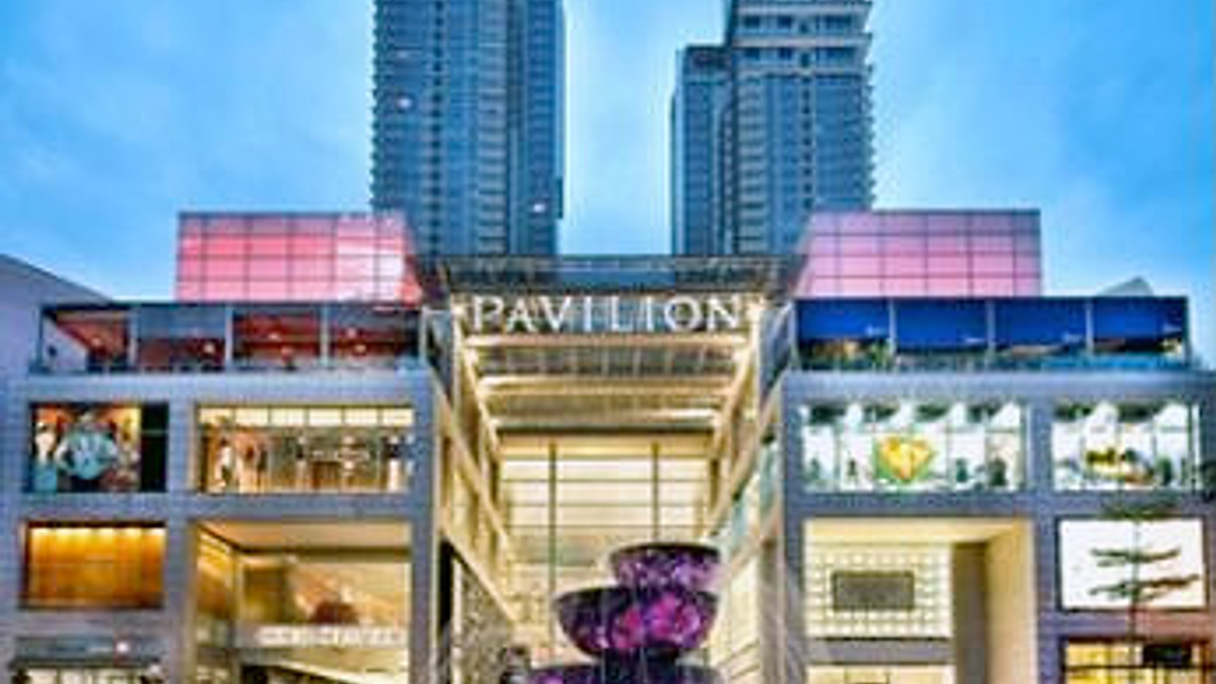<div style="text-align: left;">
Kuala Lumpur's Pavilion shopping mall
</div>