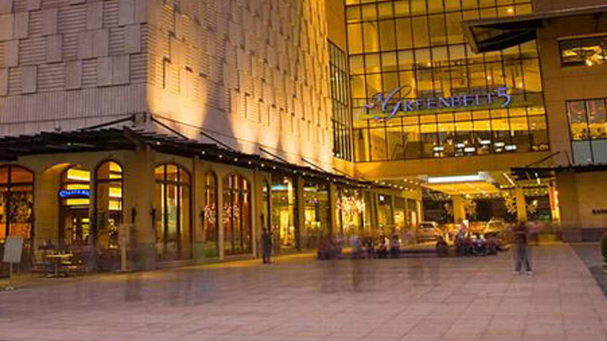 <div style="text-align: left;">
Ayala Land's upscale Greenbelt shopping mall in Makati
</div>