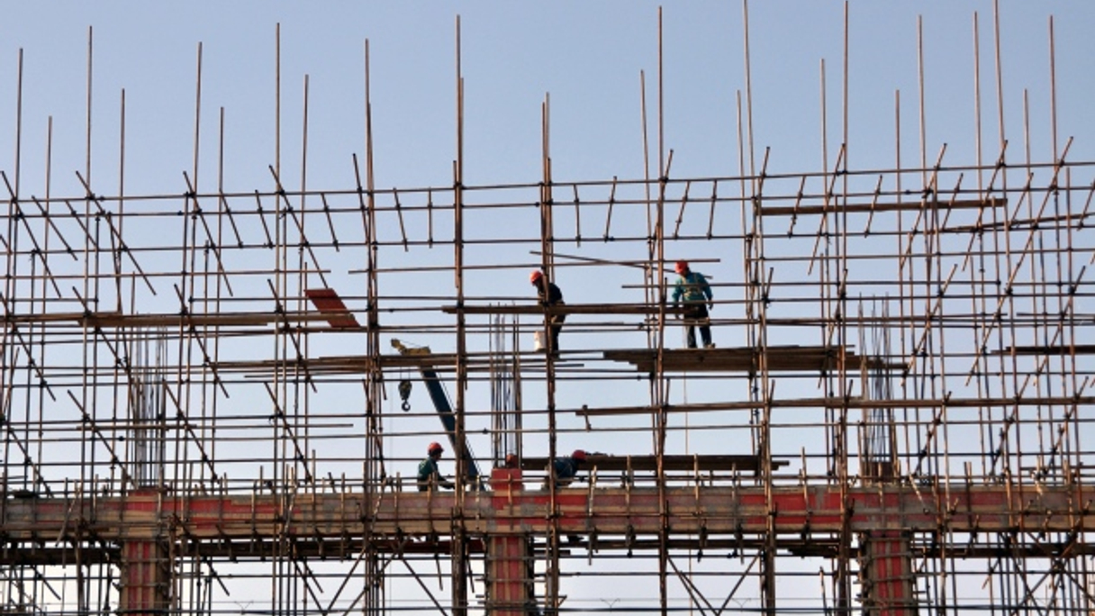 Construction site in Huaian