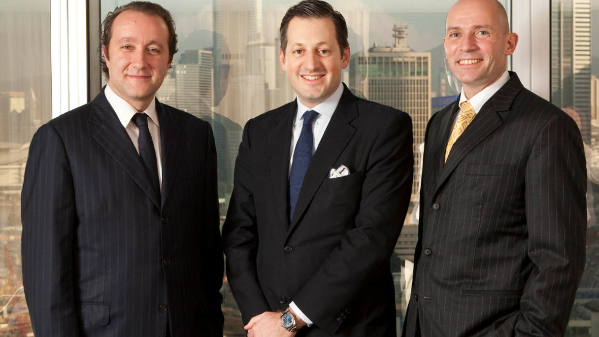 Andrea Benenati, Boris Collardi and Thomas Meier