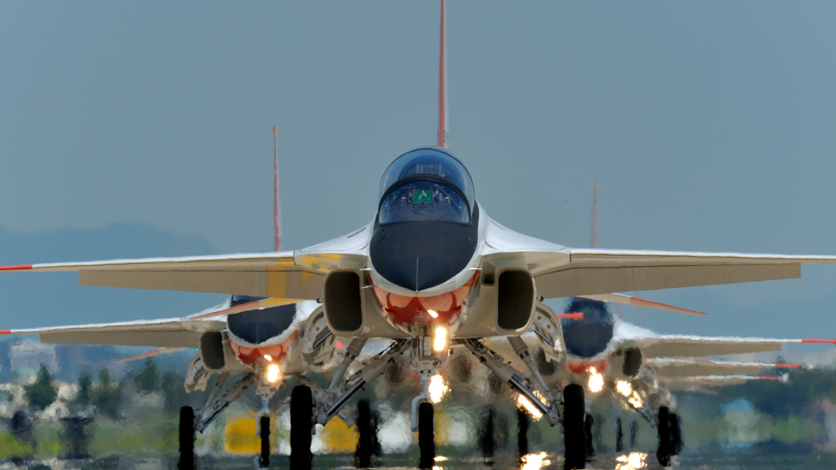 Korea Aerospace-developed T-50 jet fighters
