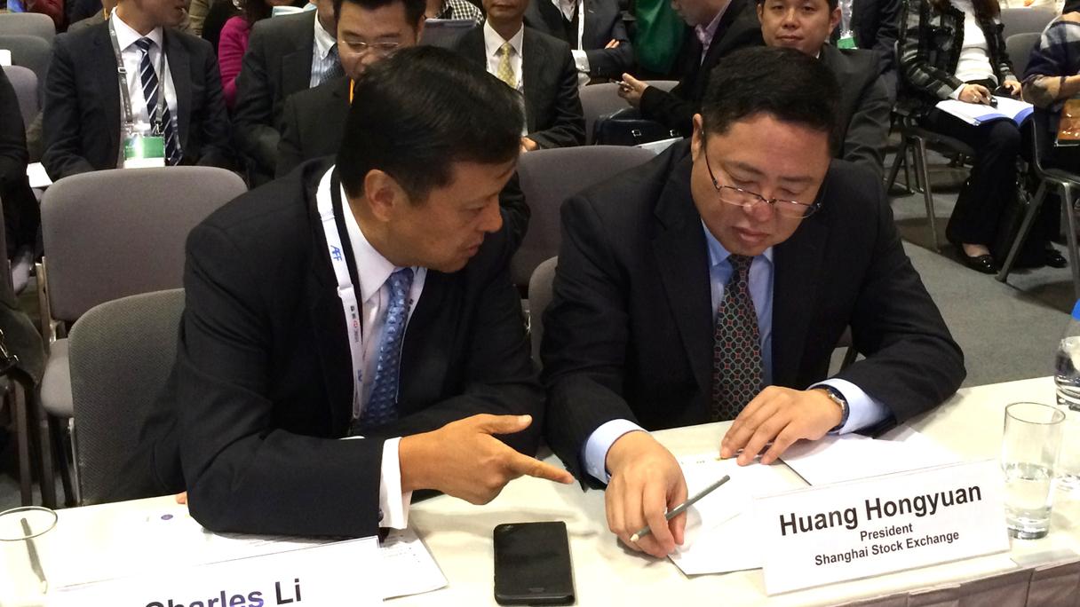 Charles Li and Huang Hongyuan at the AFF