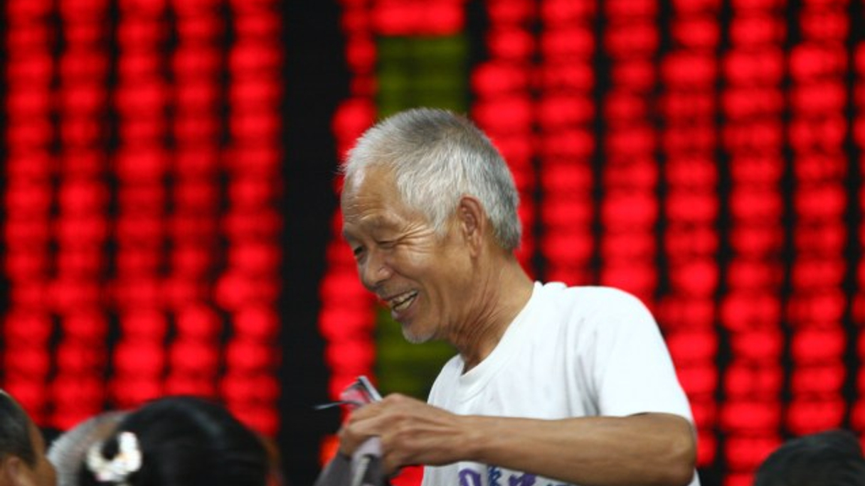 The Shanghai exchange, where rising prices are shown in red, has many issues to solve before an international board can become a reality.