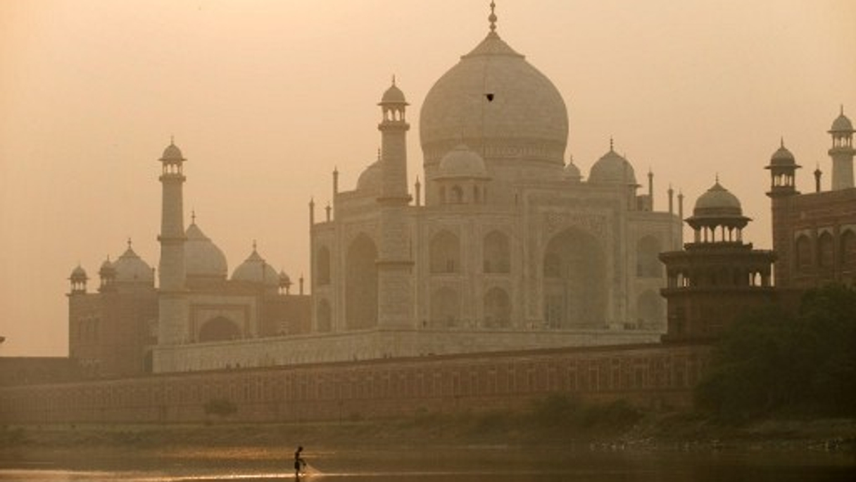 The Taj Mahal.
