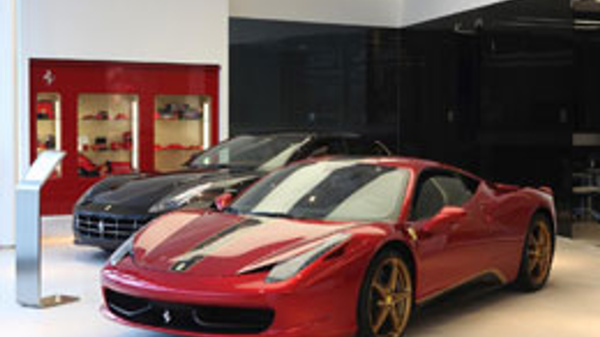 <div style="text-align: left;">
China Harmony focuses on the sale of luxury cars, such as Ferraris
</div>