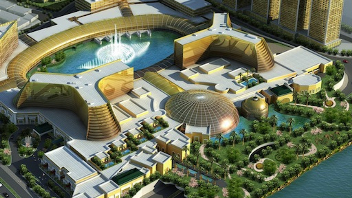 <div style="text-align: left;">
An artist's rendering of Entertainment City in Manila
</div>