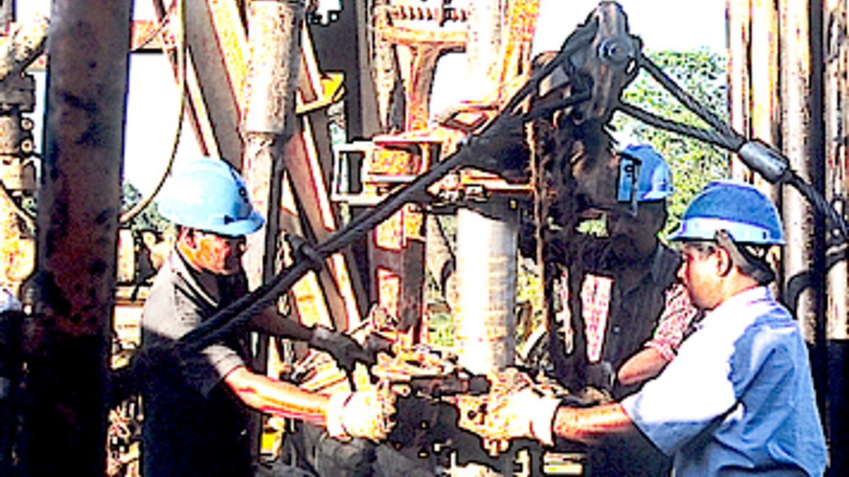 <div style="text-align: left;">
Oil India accounts for about 10% of domestic crude output
</div>