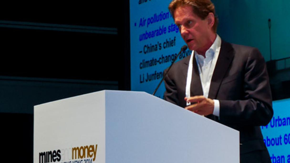 Robert Friedland, speaking at Mines & Money in Hong Kong on Tuesday