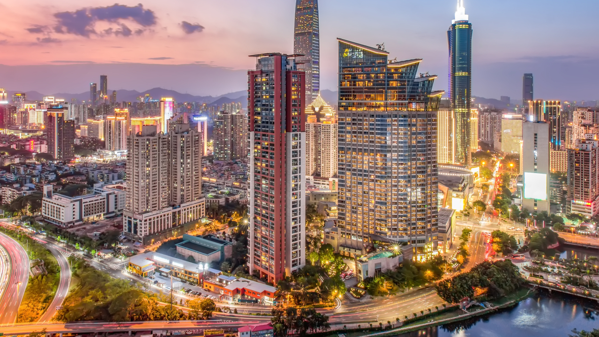 Shenzhen, where many Chinese developers have property projects