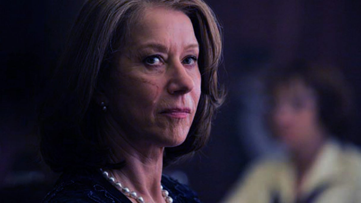 <div style="text-align: left;">
Helen Mirren, haunted by the "Surgeon of Birkenau" in The Debt
</div>