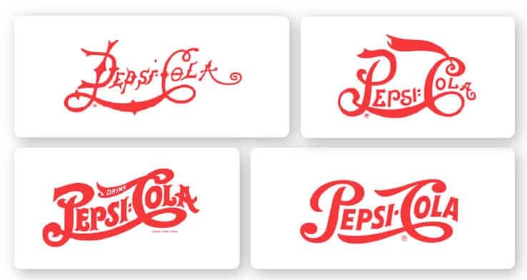 old pepsi logo vs new logo