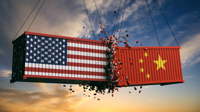Time, trust and credit-risk exposure in a trade war
