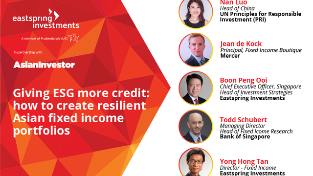 Creating resilient Asian fixed income portfolios via an ESG lens