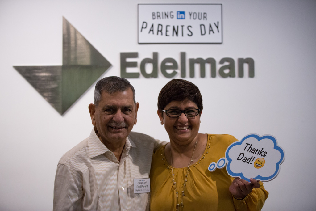 Photos Edelman Hong Kong's 'Bring your parents to work' day PR