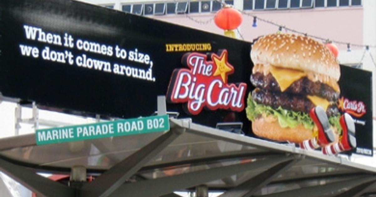 Carl S Jr The Big Carl Singapore The Work Campaign Asia
