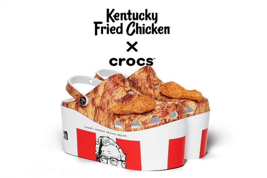 Kfc Bucket Platform Crocs Are A Whole Different Level Of Shoe Advertising Campaign Asia