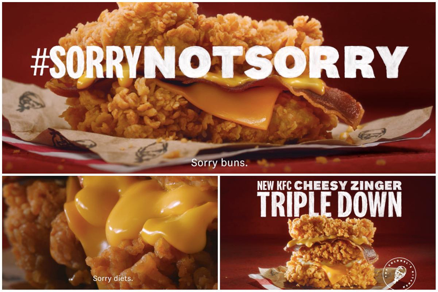 Kfc Remains Unapologetic About Its Bunless Chicken Sandwiches News Campaign Asia