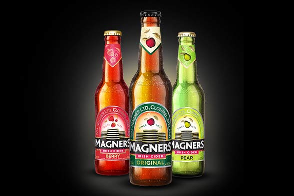 Marketing Support Behind Magners Bottles