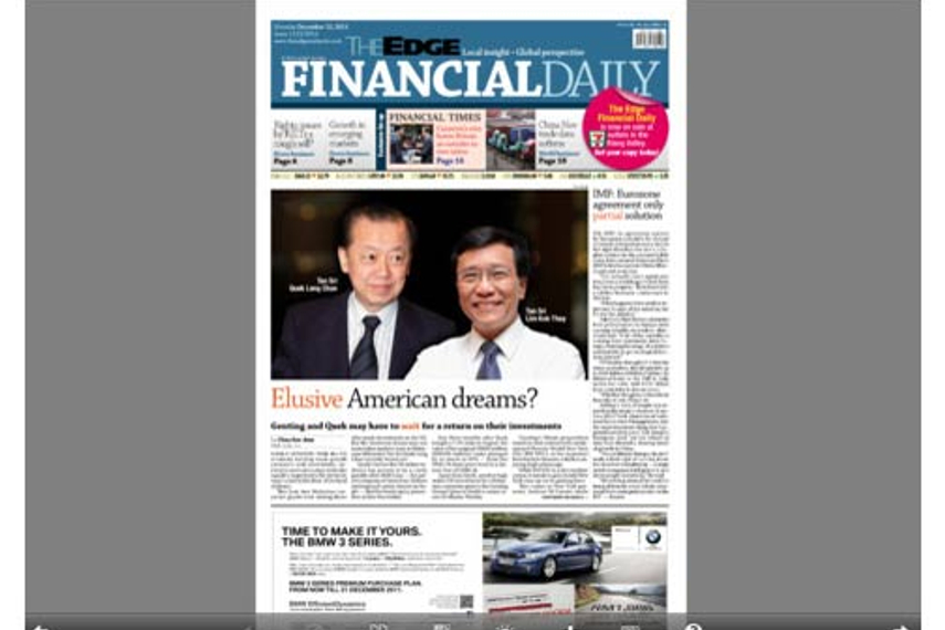The Edge Financial Daily Goes Digital Media Campaign Asia