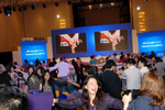 Participants engaged in a ...