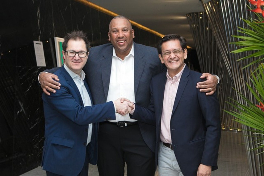 From left: ICCA president James Rees; UFI president Craig Newman; AIPC president Aloysius Arlando



 
