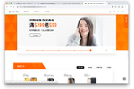 Website before rebranding