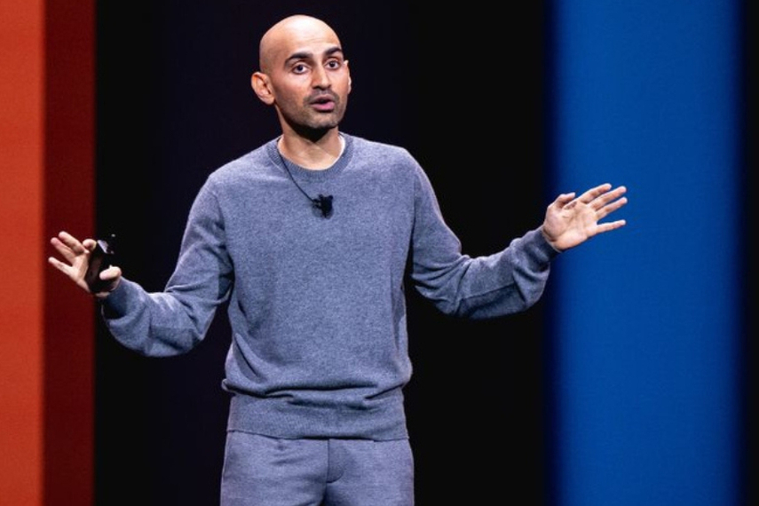 Patel at a Boston event in October 2024