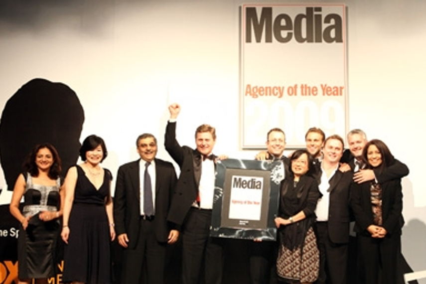 Carat/Isobar, BBH and PHD celebrate wins at 2009 Agency of the Year Awards