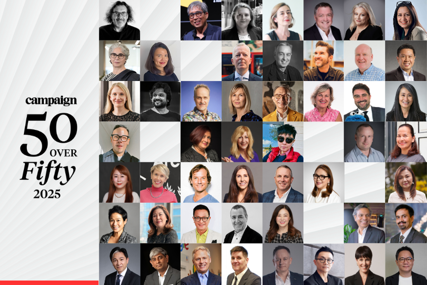 Campaign Asia-Pacific's inaugural 50 Over Fifty winners