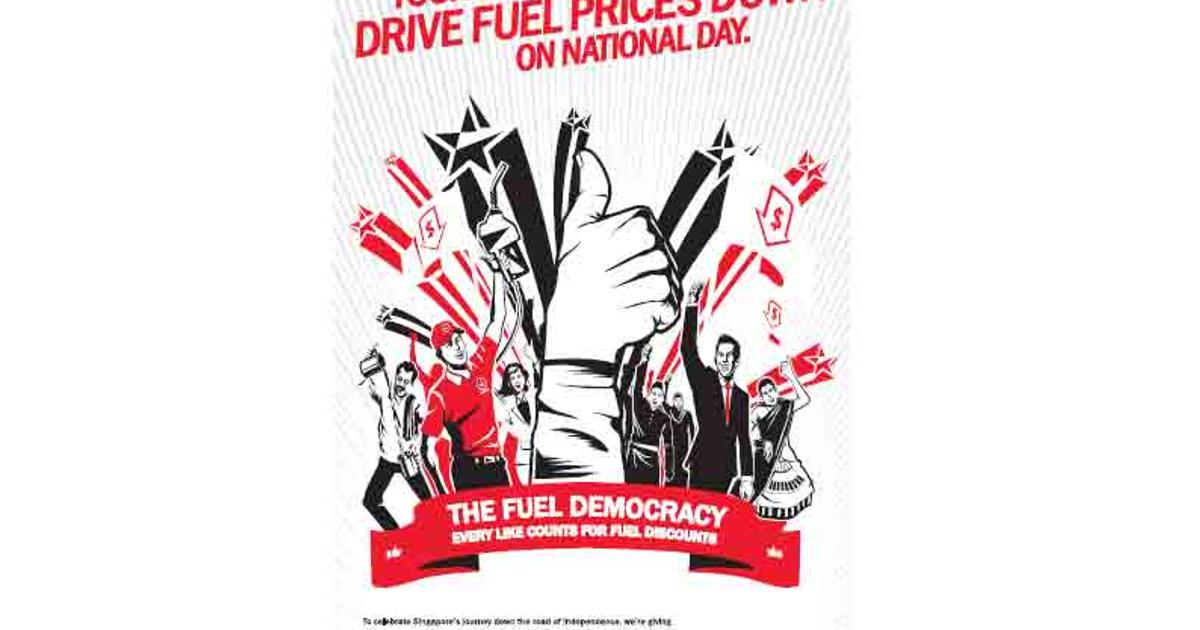 Caltex Advertisement Caltex offers discounted fuel on Singapore's National Day | Advertising ...