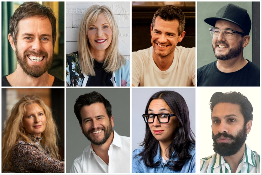 Clockwise from top left: Gabriel Schmitt, Debbi Vandeven, Chris Beresford-Hill, Ben Williams, Indy Selvarajah, Chaka Sobhani, Andrés Ordóñez and Kate Stanners