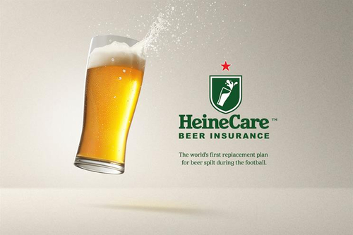 Heineken creates beer insurance for accidental spillage during Euro 2024