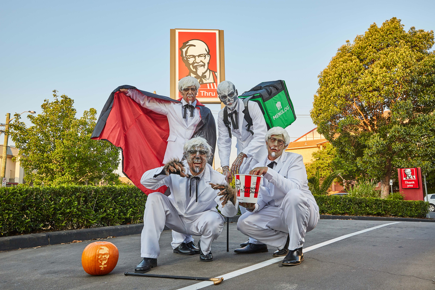 Ogilvy Sydney campaign sent out spooky tricks along with treats by KFC delivery.