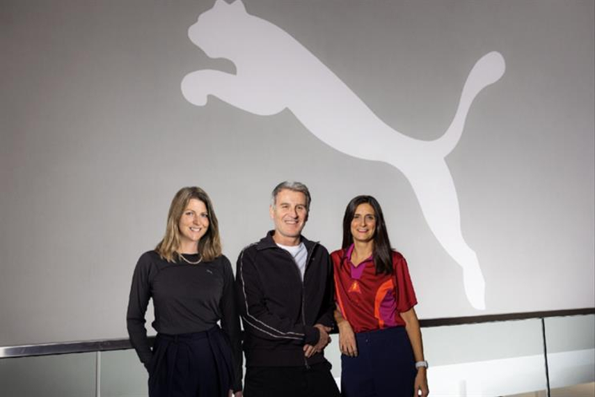 Puma: (from left to right) Miranda Hipwell, Richard Teyssier and Julie Legrand