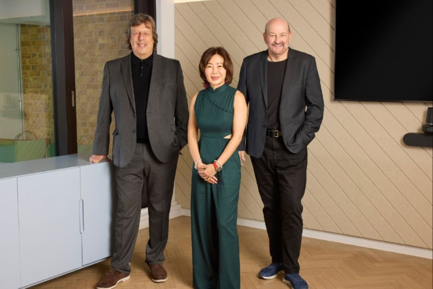 From left to right: Graham Brown, Shufen Goh and Greg Paull.