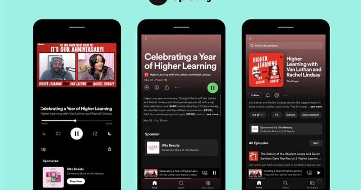 Spotify rolls out clickable in-app podcast ads at CES | Advertising
