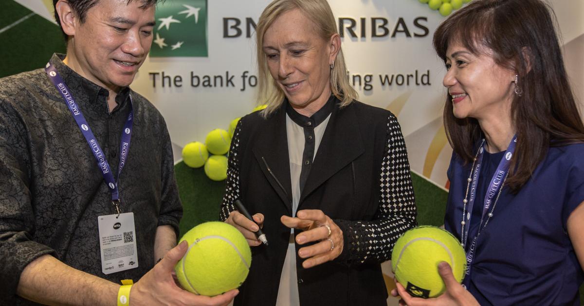 For BNP Paribas, Singapore’s centre court has been a smash hit