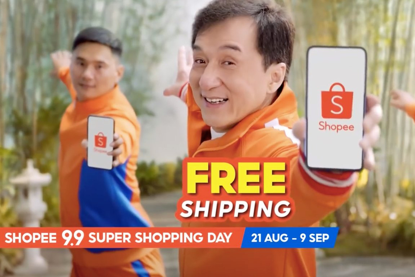 The action legend doesn't break any bones in his newest film, but he does dance in a silly way that delights our pal Ad Nut, who has a soft spot for Shopee's over-the-top, orange-drenched ads.