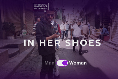 Lux tries to show men what it's like to walk while female