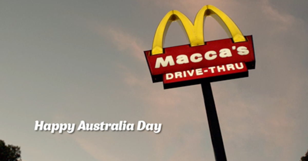 McDonald's: All right, for Australia Day, you can call us 'Macca's ...