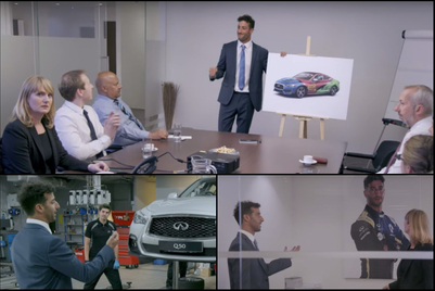 Infiniti puts F1 driver Daniel Ricciardo into a different kind of competition