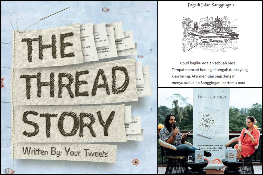 Read a book written by 70 Indonesian authors, over Twitter