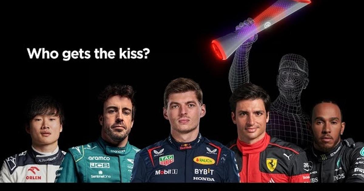 Formula One debuts the world’s first ‘kiss-activated’ trophy at Japanese Grand Prix | Analysis Formula One debuts the world’s first ‘kiss-activated’ trophy at Japanese Grand Prix | Analysis