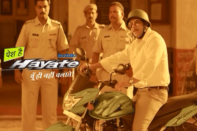 Salman Khan does a Dabangg for Suzuki Hayate's launch campaign