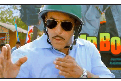 Dabangg Khan on Suzuki Hayate tames bad guys, entertains viewers