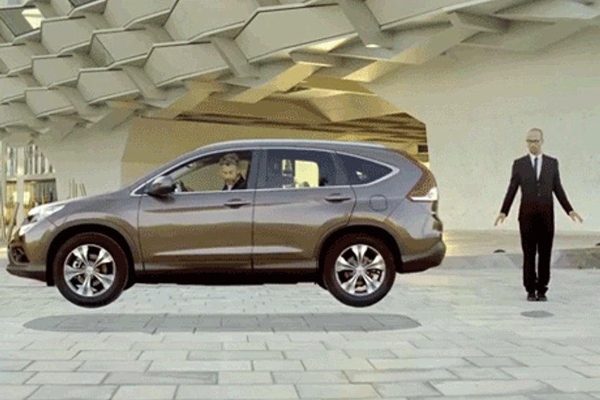Things are not all they seem in Honda's latest TV ad, as the viewer is shown a range of illusions featuring the brand's new CR-V 1.6 i-DTEC diesel model.