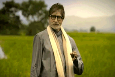 Shakti Pumps gets Big B to salute farmers, our providers
