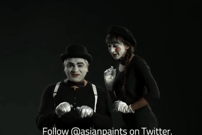 Asian Paints uses mime videos to extend ‘speechless’ to social media