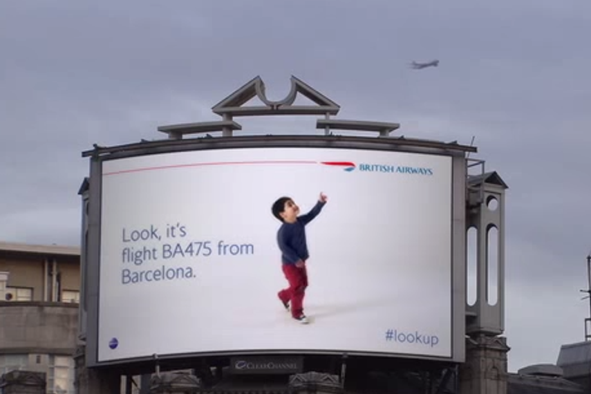 Here's the “Magic of flying” campaign for British Airways