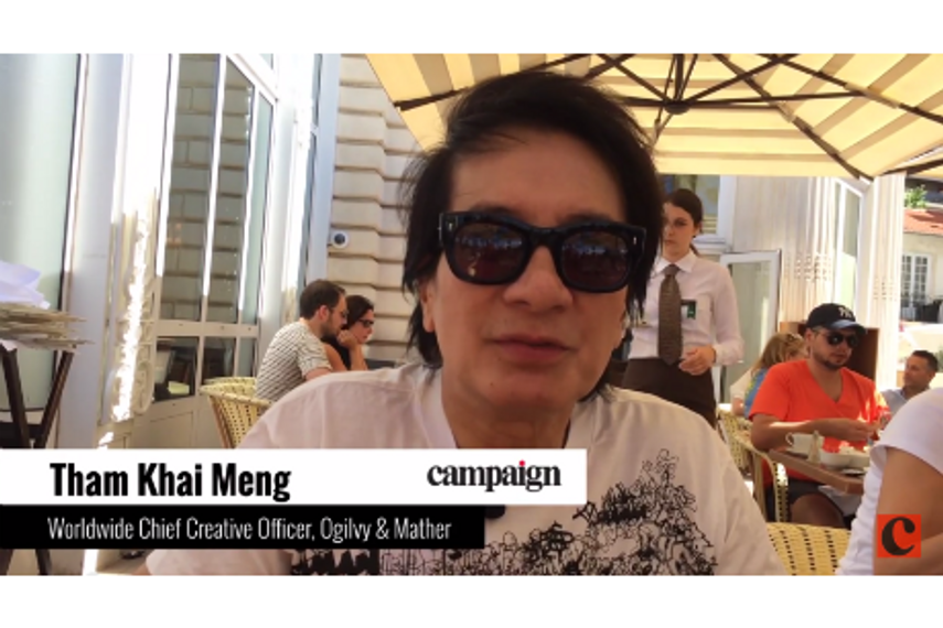 Tham Khai Meng, worldwide chief creative officer for Ogilvy & Mather, told Campaign the danger of attending some seminars at Cannes Lions is that you’re not in a creative conference